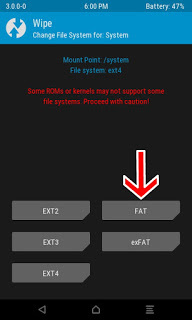 repair Failed To Mount System Archos 50 Titanium