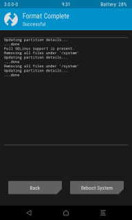 how to repair Failed To Mount Data Archos 50 Titanium