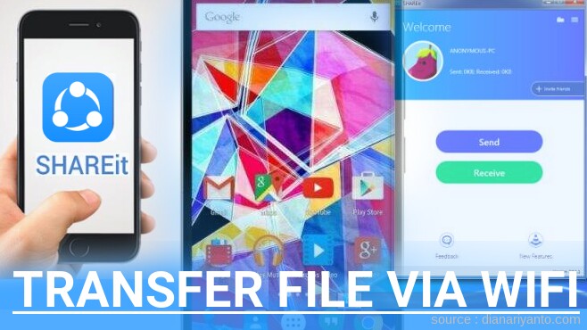 Tutorial Transfer File via Wifi di Archos Diamond S Menggunakan ShareIt Terbaru