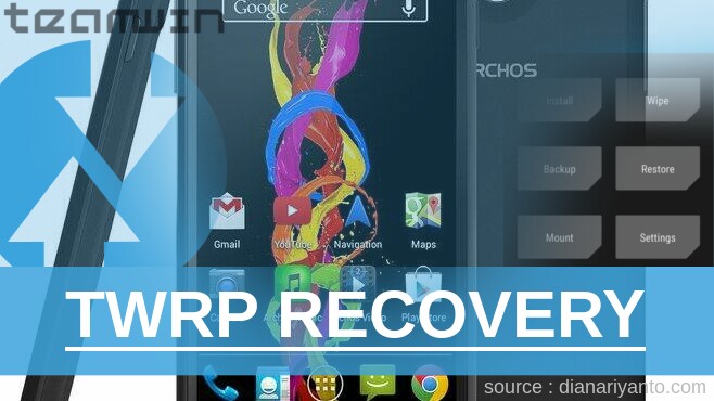 Cara Pasang TWRP Archos 40 Titanium Tanpa Komputer
