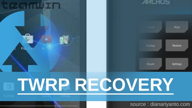 TWRP Recovery Archos 50 Diamond Paling Simpel
