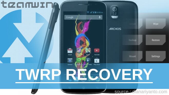 Install TWRP Archos 50 Titanium Tanpa Unlock Bootloader