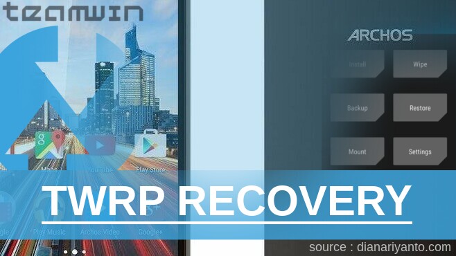TWRP Recovery Archos 50e Helium Tanpa Komputer